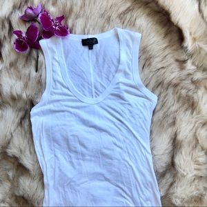 Top shop bright white basic tank top
